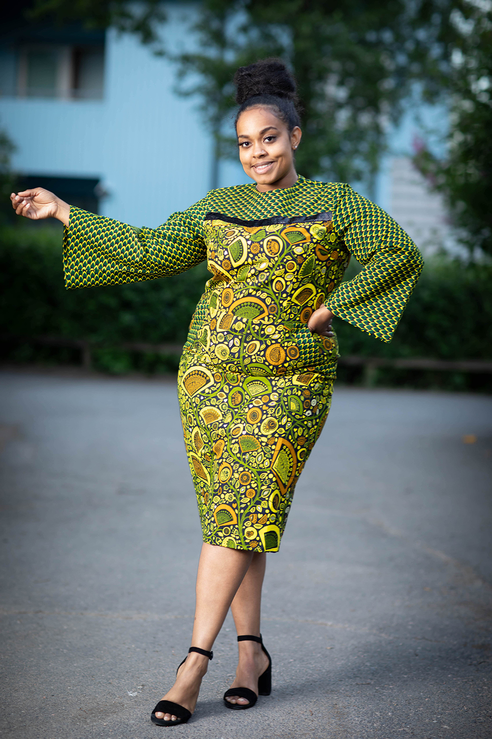 Ankara gowns with bell sleeves dresses – Beautiful Ankara Long Gown Designs  with Bell Sleeves for Your Amazing Look | | Zaineey's Blog – summer print  sheath dresses plus size